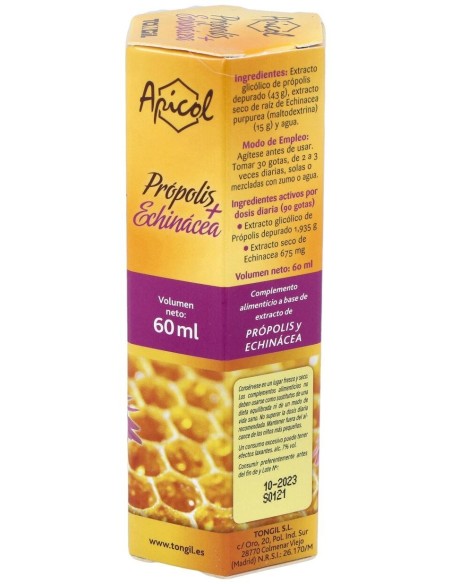 Apicol Propolis + Echinacea Gotas 60Ml. de Tongil