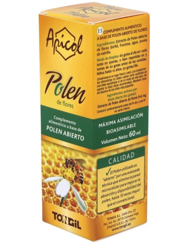 Apicol Polen 60Ml de Tongil