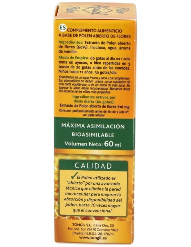 Apicol Polen 60Ml de Tongil