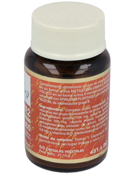 Metil B12 Acido Folico 60Cap. Estado Puro de Tongil