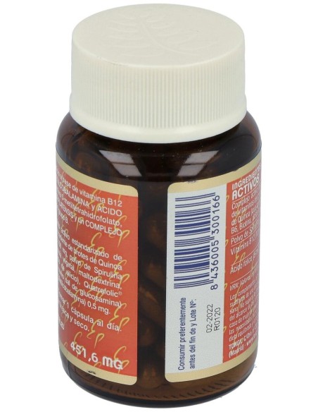 Metil B12 Acido Folico 60Cap. Estado Puro de Tongil