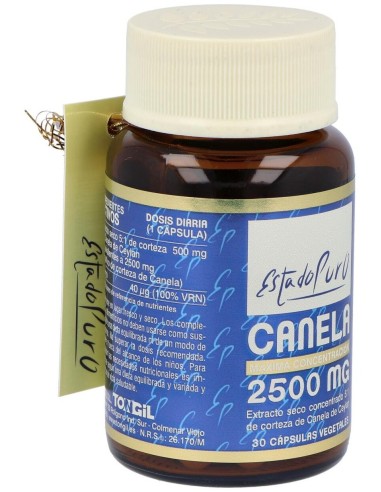 Canela 2500Mg. 30Cap. Estado Puro de Tongil