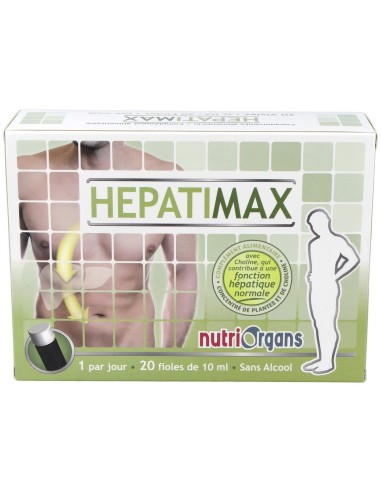 Nutriorgans Hepatimax 20Viales de Tongil