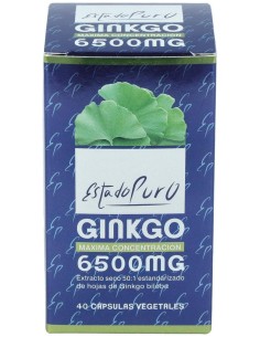 Ginkgo 6500Mg. 40Cap. Estado Puro de Tongil 2