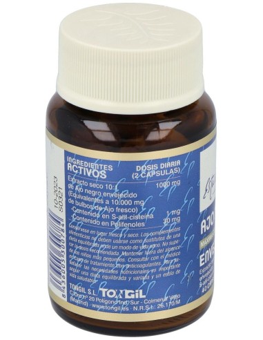 Ajo Negro Envejecido 40Cap. Estado Puro de Tongil