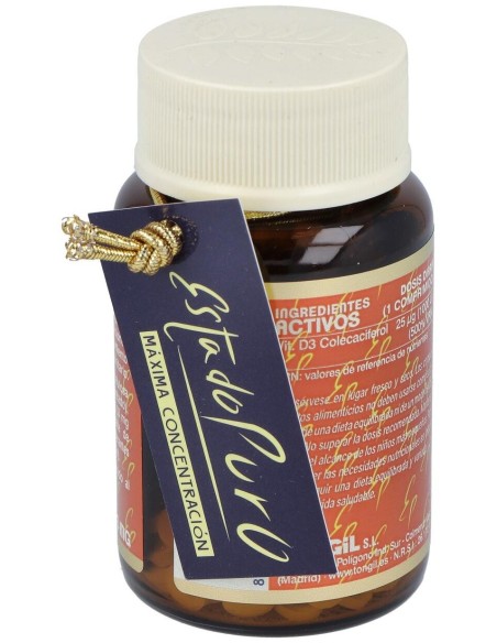 Vitamina D3 1000Ui 100Comp. Estado Puro de Tongil