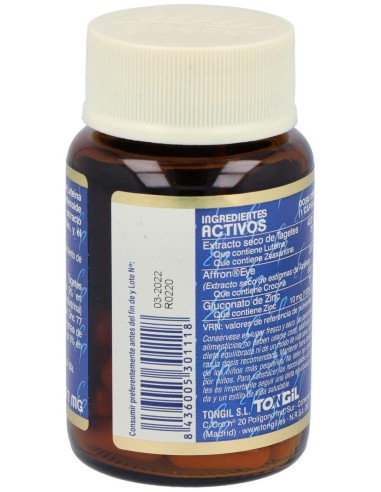 Luteina 20Mg. Crocina 30Cap. Estado Puro de Tongil