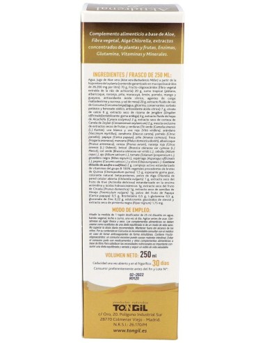 Aktidrenal Savia Dorada 250Ml. Lineabel de Tongil