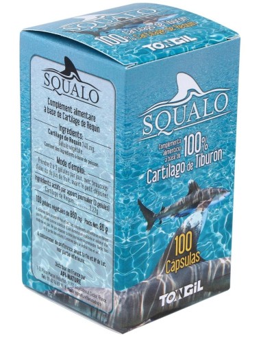 Squalo Cartilago De Tiburon Puro 750Mg. 100Cap. de Tongil