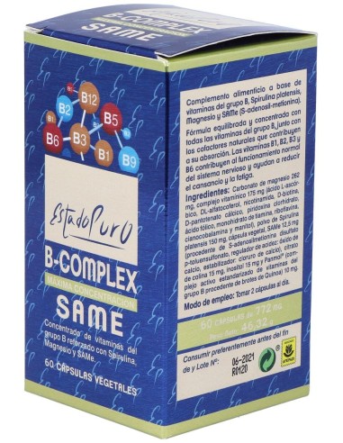 B Complex-Same 60Cap. Estado Puro de Tongil