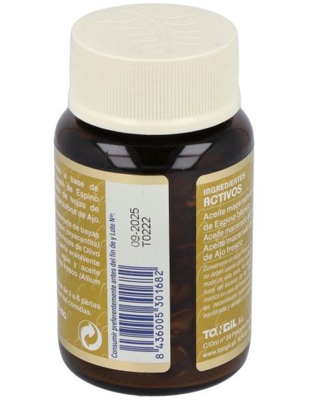 Espino, Ajo, Olivo Aceites Activos 60Perlas de Tongil
