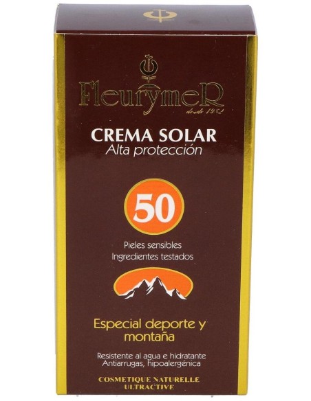 Crema Solar Facial Spf-50 Montaña 80Ml. de Fleurymer