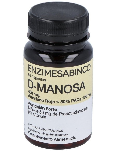 D-Manosa Arandabin Forte 60Cap. de Enzime - Sabinco