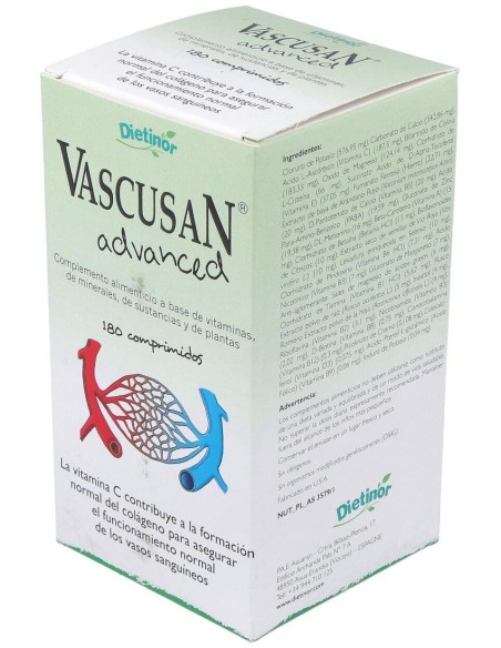 Vascusan Advanced 180Cap. de Dietinor (Vascusan)