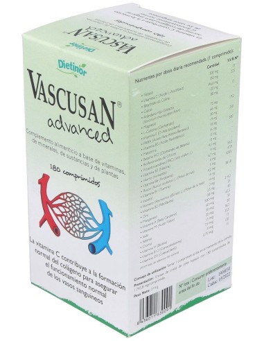 Vascusan Advanced 180Cap. de Dietinor (Vascusan)