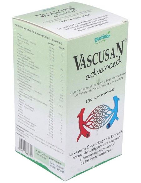 Vascusan Advanced 180Cap. de Dietinor (Vascusan)