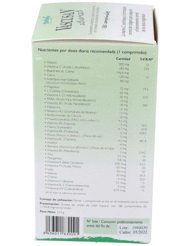 Vascusan Advanced 180 Tabletas de Naturemost