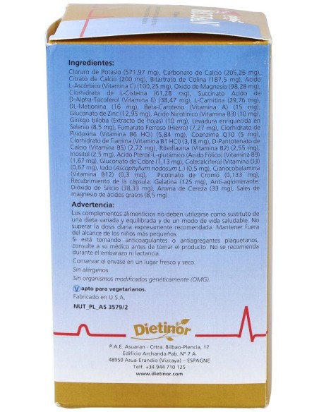 Mega Vascusan 270Capsulas de Dietinor (Vascusan)