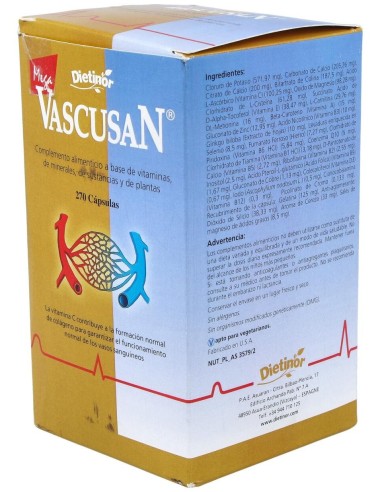 Mega Vascusan 270Capsulas de Dietinor (Vascusan)