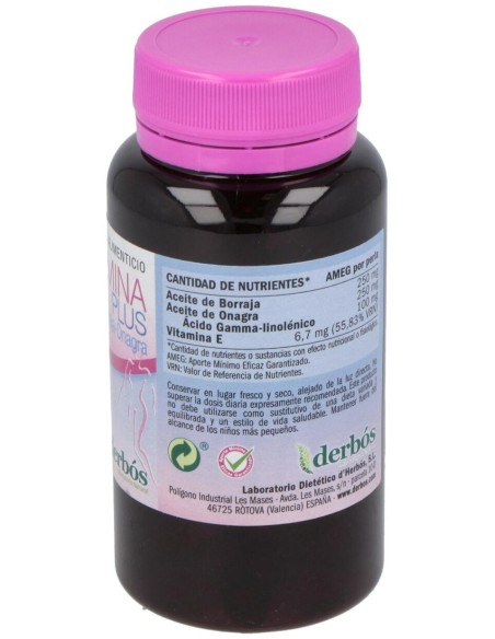 Borafemina Plus (Mensulan 30) 120Perlas de Derbos