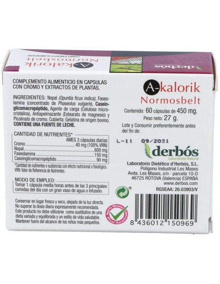 A-Kalorik 60Cap. de Derbos