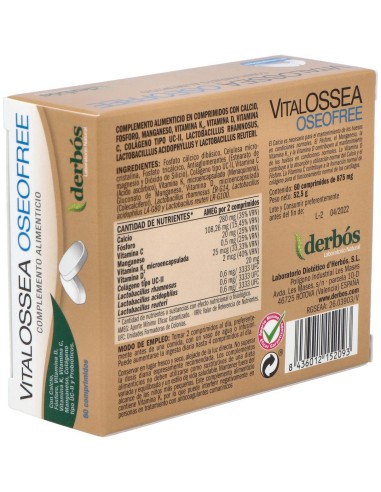Vitalossea Oseofree 60Comp. de Derbos