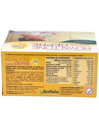 Royaltone Andys Depre 20Sticks de Derbos