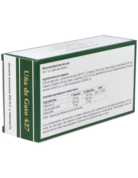 Uña De Gato 427 100 capsulas de Fharmocat