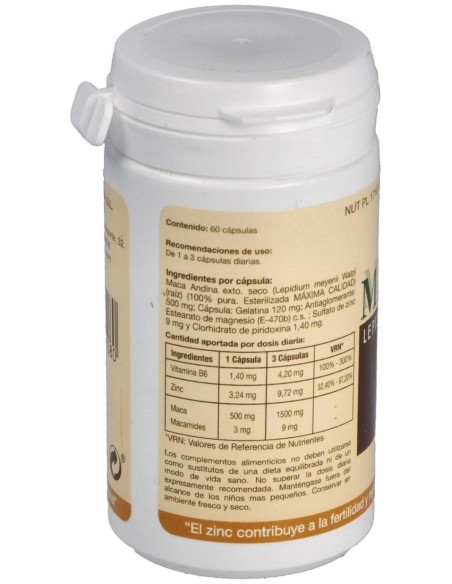 Maca Andina 100% Pura 60  capsulas de Fharmocat