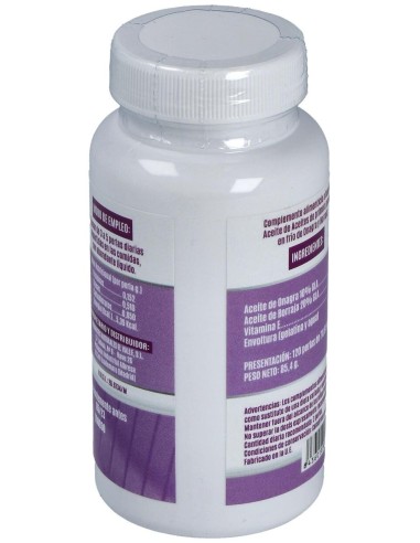 Aceite De Onagra-Borraja-Vit.E 120Perlas de El Valle