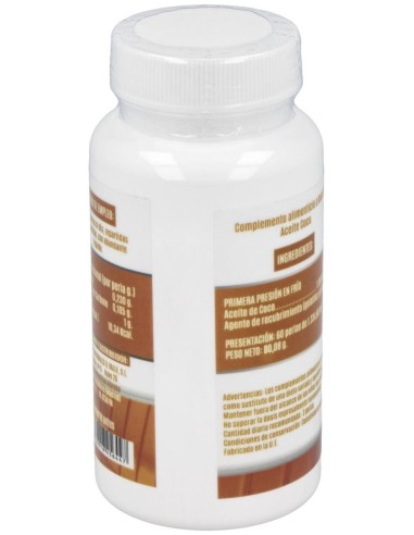 Aceite De Coco 60Perlas de El Valle