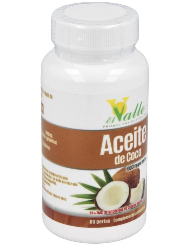 Aceite De Coco 60Perlas de El Valle
