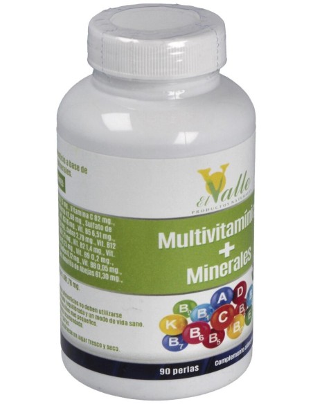 Multivitaminico Mineral 90Perlas de El Valle