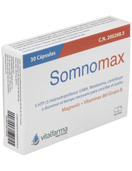 Somnomax 30Cap. de Vitalfarma