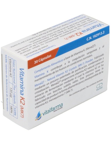 Vitamina K2-7 30Comp. de Vitalfarma