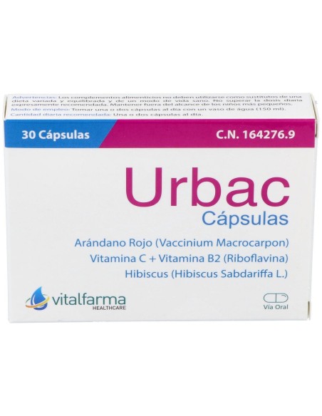 Urbac 30Cap. de Vitalfarma