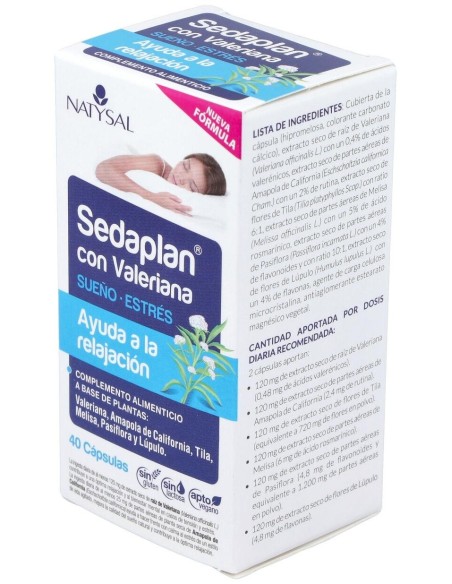 Sedaplan (Valeriana-Tranquilizante) 40Cap. de Natysal