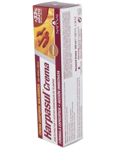 Harpasul Crema Corporal (Harpagofito Forte Crema) 100 ml. de Natysal