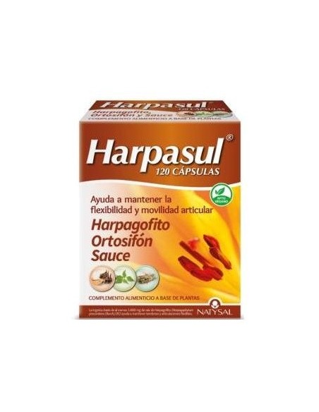Harpasul   (Harpagofito + Ortosifón + Sauce) 120 Cáps. de Natysal
