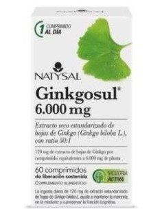 Ginkgosul 6.000 Mg. 60 Comp. de Natysal 2