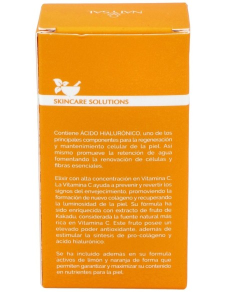 Elixir Ácido Hialurónico Y Vitamina C 20 ml. de Natysal