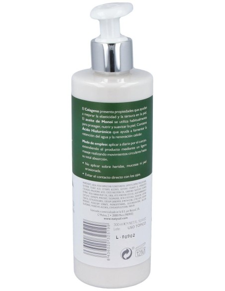 Crema Corporal Colágeno Y Ácido Hialurónico 300 ml. de Natysal