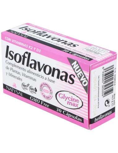 Isoflavonas (40% Isoflavonas, Vitex Agnus-Castus Y Vitaminas) 30 Cáps. de Natysal