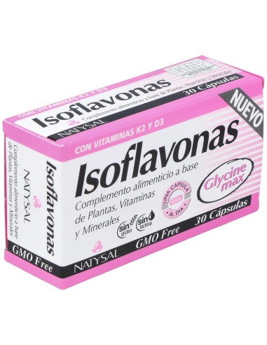 Isoflavonas (40% Isoflavonas, Vitex Agnus-Castus Y Vitaminas) 30 Cáps. de Natysal