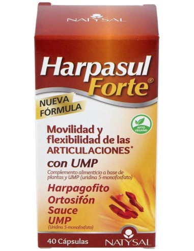 Harpasul Forte Cap.(Harpagofito+Ortosifón+Sauce+Ump)  40 Cáps. de Natysal