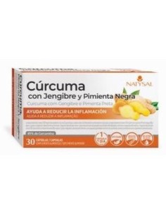 Curcuma Con Jengibre Y Pimienta Negra 30Cap. de Natysal 2