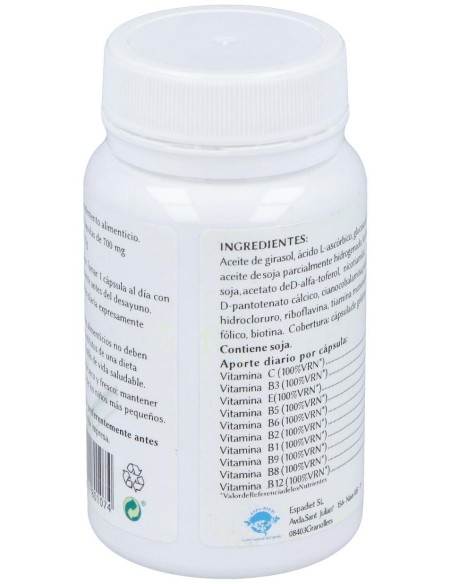 Vitamina B Complex 60Cap. de Espadiet