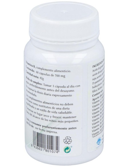 Vitamina B Complex 60Cap. de Espadiet
