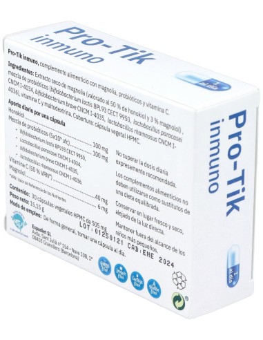Pro-Tik Inmuno 30 Cáp. de Espadiet