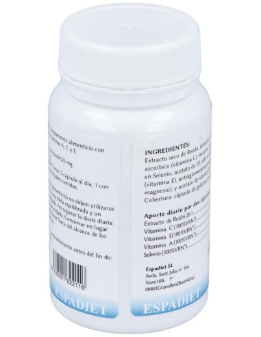 Selenio + Reishi 60Cap. de Espadiet